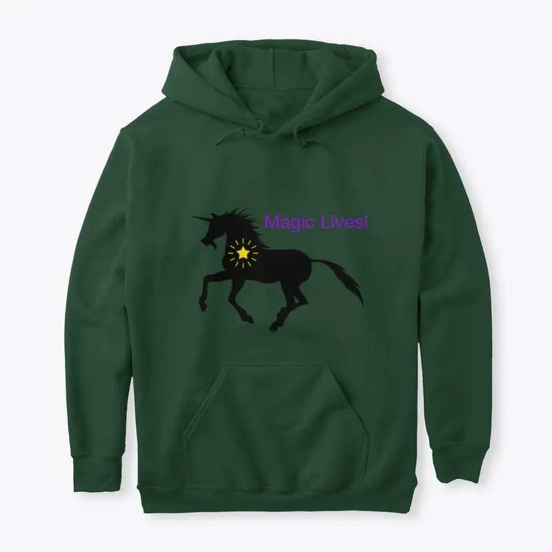 Night Star Unicorn Tote or Hoodie