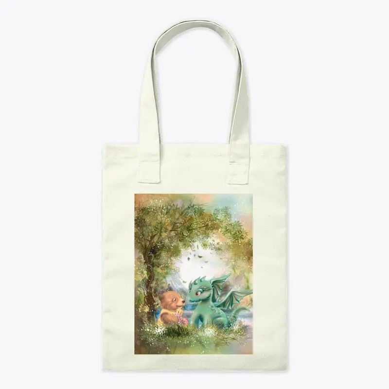 Bear & Dragon Tote Bag